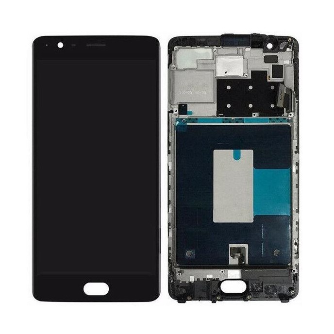 Pantalla ONEPLUS 3 1+3  one plus 3 y oneplus 3T CON MARCO (LCD/display + digitalizador/táctil) + (MARCO / Frame)