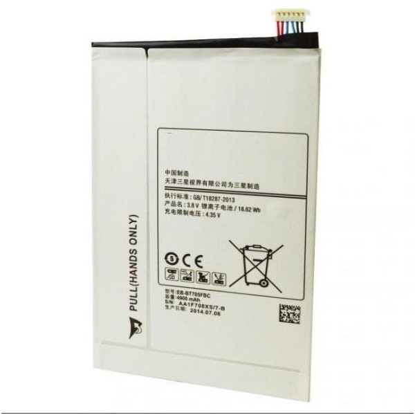 Bateria Samsung Galaxy Tab S 8.4 T700 EB-BT705FBC T705 Galaxy Tab S 8.4 LTE 4900 mha