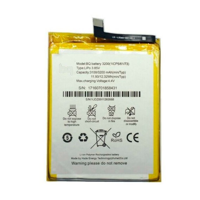 Bateria BQ Aquaris X5 PLUS 3200mAh liquidacion