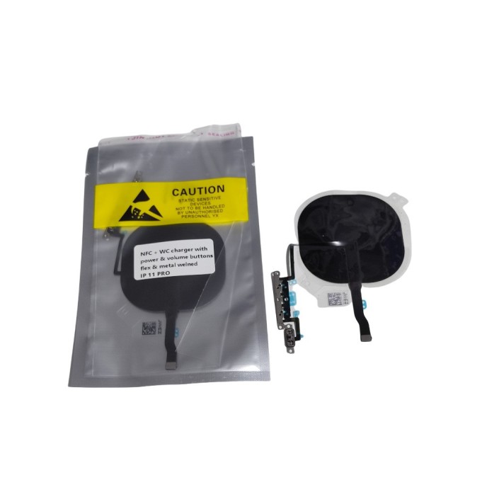 Modulo Carga Inalambrica y NFC iPhone 11 PRO con Flex Botones volumen encedido SOLDADOS