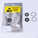 Lente de cámara iPhone 13 mini iPhone 13 PLATA (2 piezas) cubierta de cámara camera lens