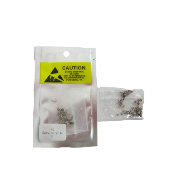 Set de tornillos para iPhone 7 NEGRO