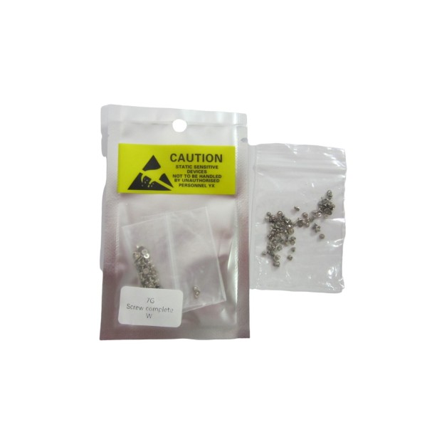 Set de Tornillos para iPhone 7 blanco / plata