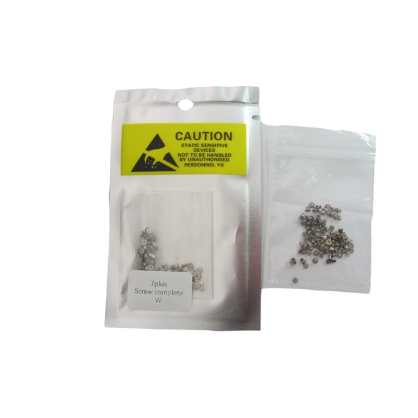 Set de Tornillos para iPhone 7 PLUS blanco / plata