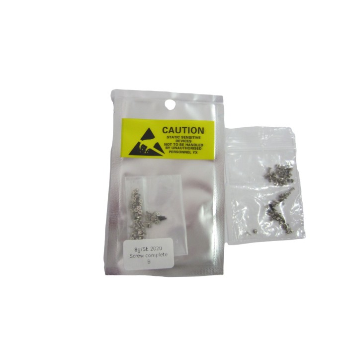 Set de Tornillos para iPhone 8 iPhone SE 2020 NEGRO