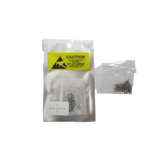 Set de Tornillos para iPhone 11  blanco / plata