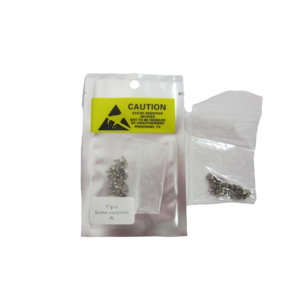 Set de Tornillos para iPhone 11 PRO blanco / plata