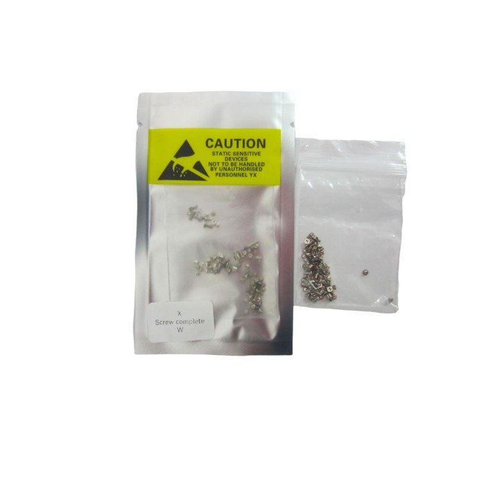 Set de Tornillos para iPhone X blanco / plata