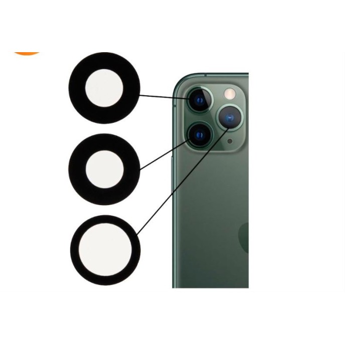 Lente de cámara iPhone 12 PRO MAX (solo cristal 100% zafiro)