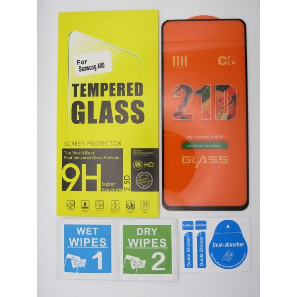Cristal templado Samsung A80 protector pantalla 5D