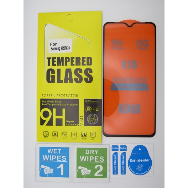 Cristal templado Samsung M20 / M30 protector pantalla 5D