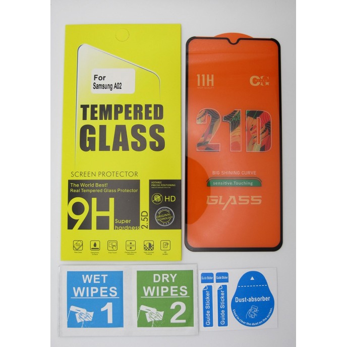 Cristal templado Samsung A02 protector pantalla 5D