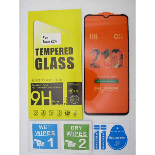 Cristal templado Samsung M33 5G protector pantalla 5D