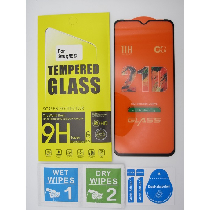 Cristal templado Samsung M33 5G protector pantalla 5D