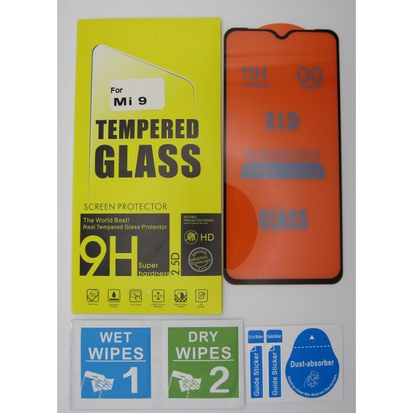 Cristal templado Xiaomi Mi 9 Mi9 protector pantalla 5D