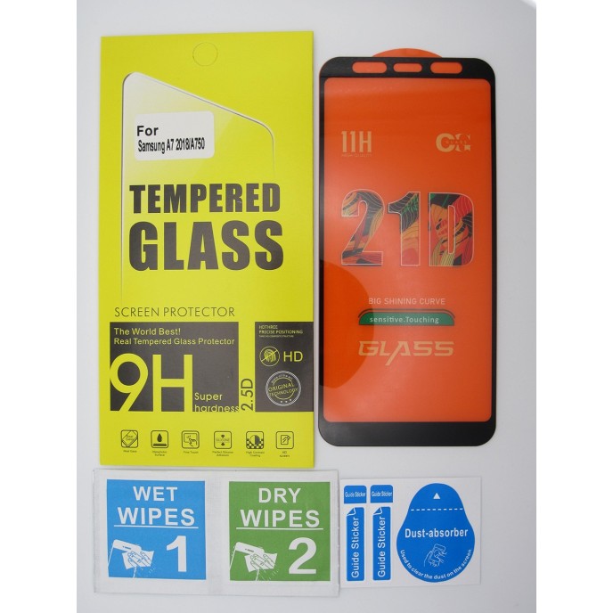 Cristal templado Samsung A7 2018 A750 protector pantalla 5D