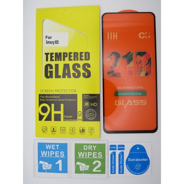 Cristal templado Samsung M53 protector pantalla 5D