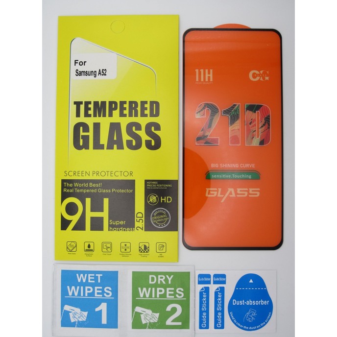 Cristal templado Samsung A52 protector pantalla 5D