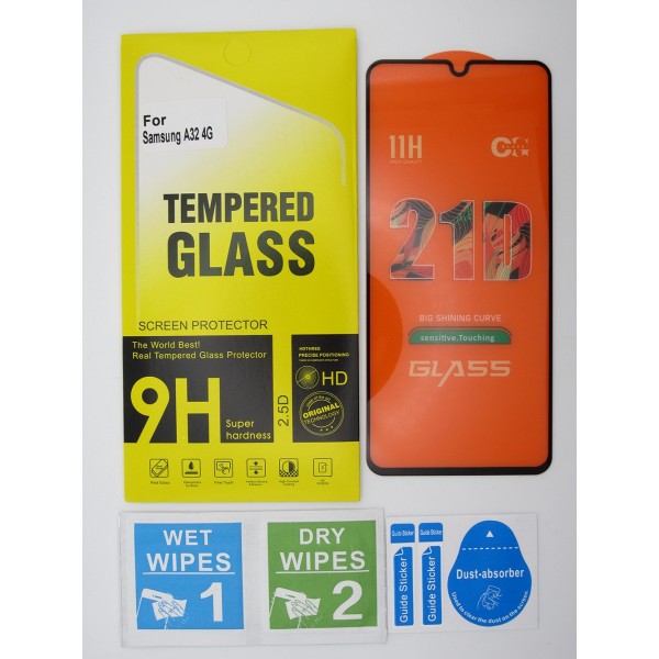 Cristal templado Samsung Galaxy A32 4G protector pantalla 21D