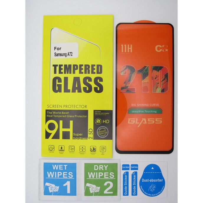Cristal templado Samsung Galaxy A72 protector pantalla 21D