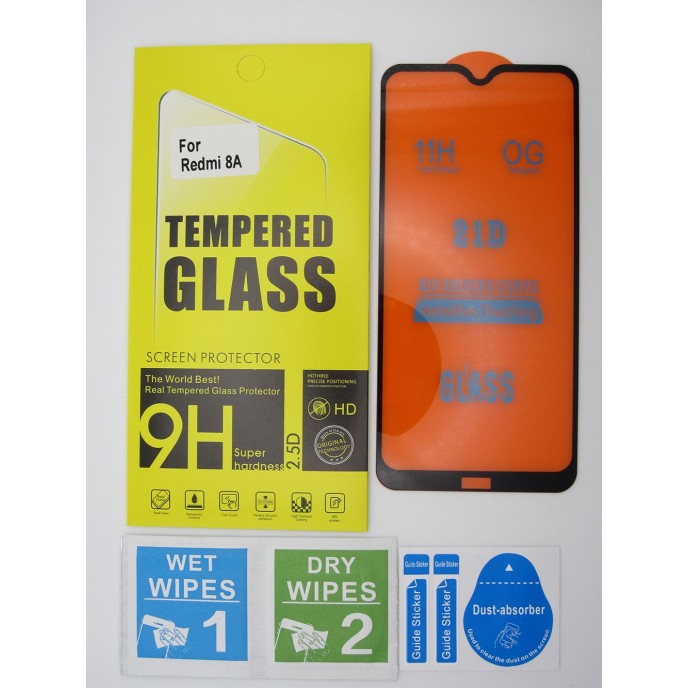 Cristal templado Xiaomi Redmi 8A protector pantalla 5D
