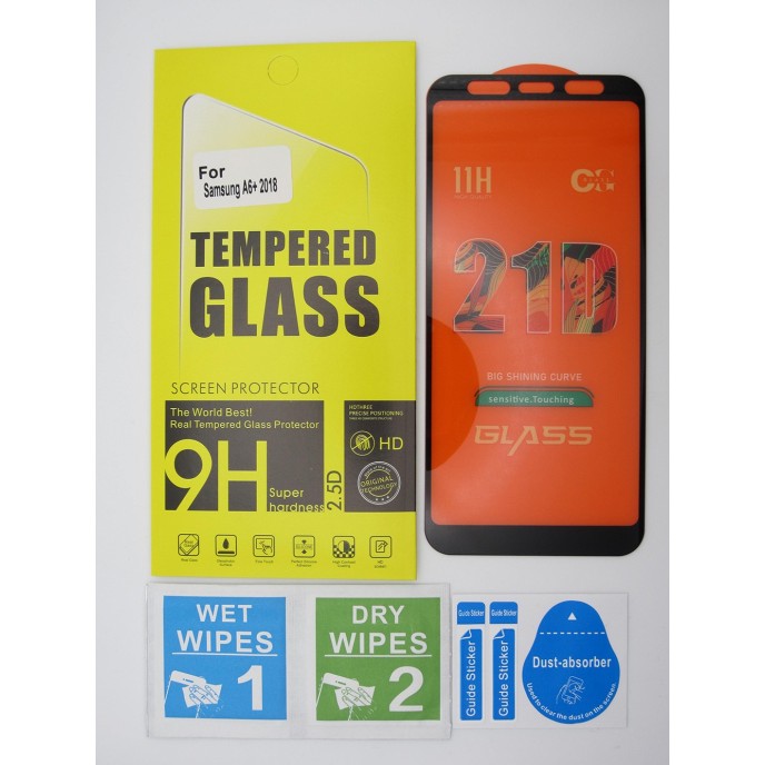 Cristal templado Samsung A6 Plus 2018 protector pantalla 5D