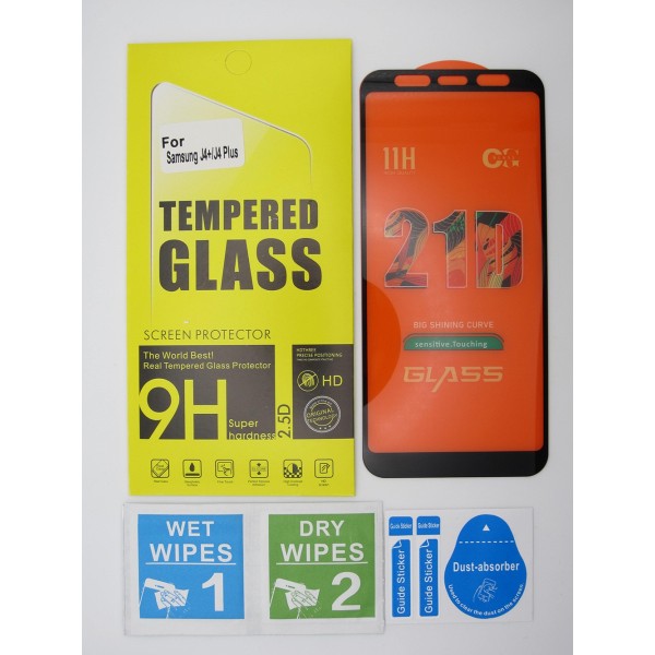 Cristal templado Samsung J4 Plus protector pantalla 5D