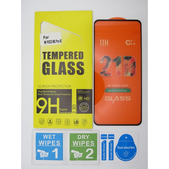 Cristal templado 5D Xiaomi POCO M3 PRO 5G protector pantalla