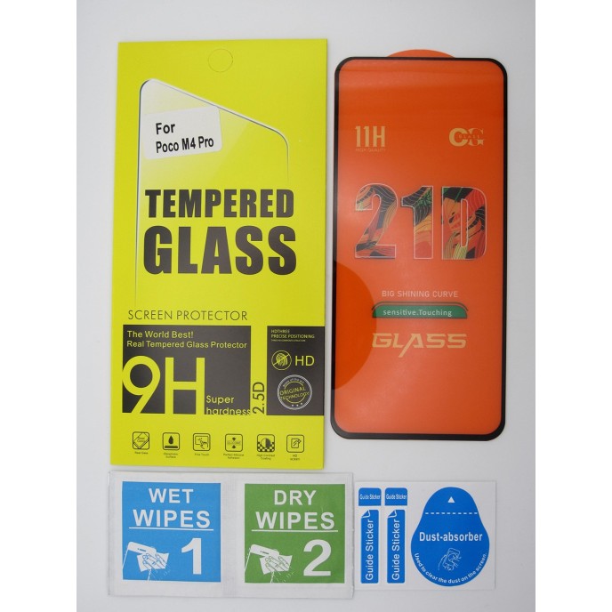 Cristal templado Xiaomi POCO M4 PRO protector pantalla 5D
