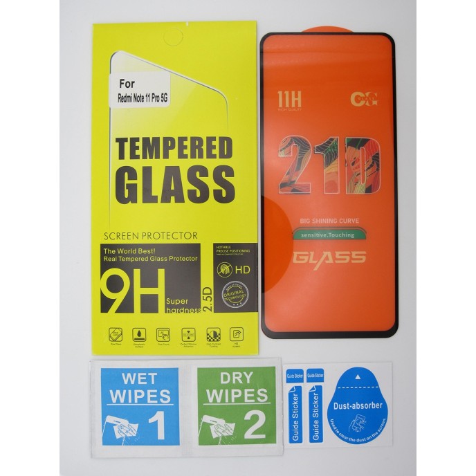 Cristal templado Xiaomi Redmi Note 11 PRO 5G protector pantalla 5D