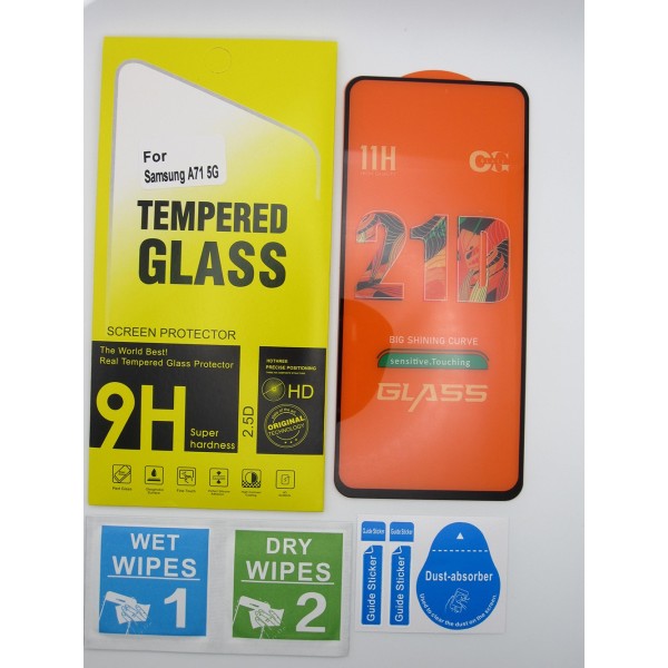 Cristal templado Samsung A71 5G protector pantalla 5D