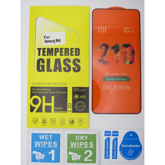 Cristal templado Samsung M40 protector pantalla 5D