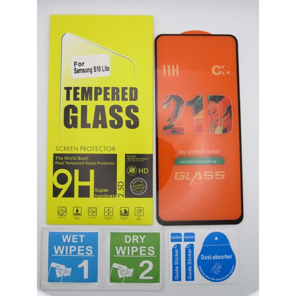 Cristal templado Samsung S10 Lite protector pantalla 5D