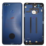Tapa trasera Huawei Y9 2018 AZUL CON LENTE liquidacion