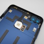 Tapa trasera Huawei Y9 2018 AZUL CON LENTE liquidacion