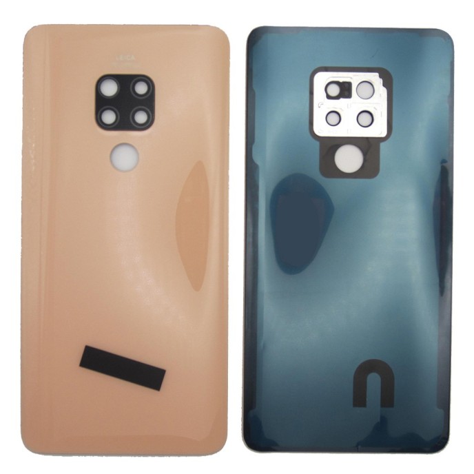 Tapa trasera Huawei Mate 20 DORADA CON LENTE liquidacion