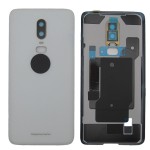 Tapa trasera OnePlus 6 BLANCA CON LENTE cubre batería back cover