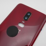 Tapa trasera OnePlus 6 ROJA CON LENTE liquidacion