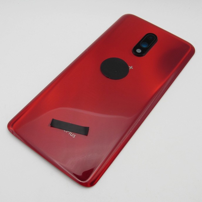 Tapa trasera OnePlus 7 ROJO CON LENTE liquidacion