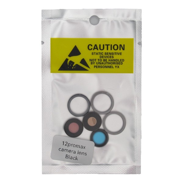 Lente de cámara iPhone 12 PRO MAX NEGRA