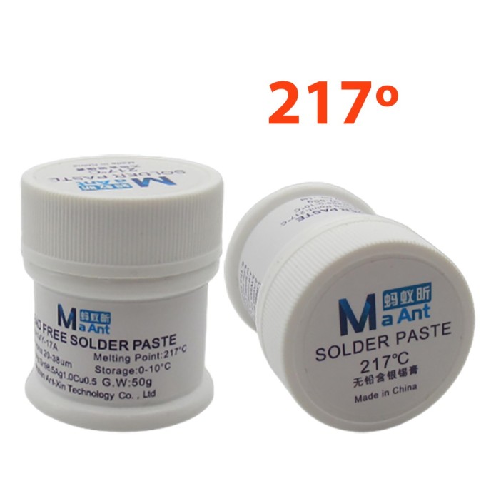Estaño en pasta para soldar MaAnt 217 ºC 50g