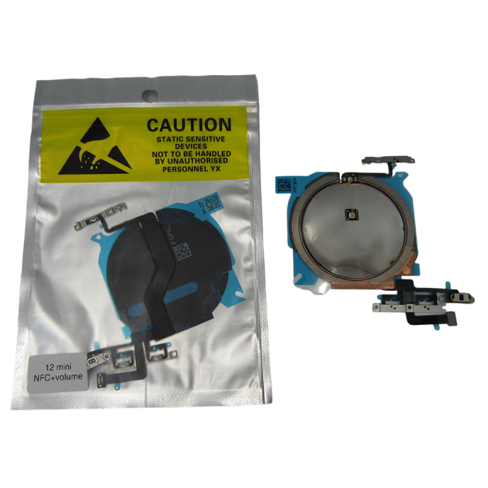 Flex Antena NFC y carga inalambrica iPhone 12 MINI con Flex Botones volumen power