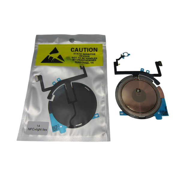 Flex Antena NFC y carga inalambrica iPhone 14 con Flash 100% original (despiece)