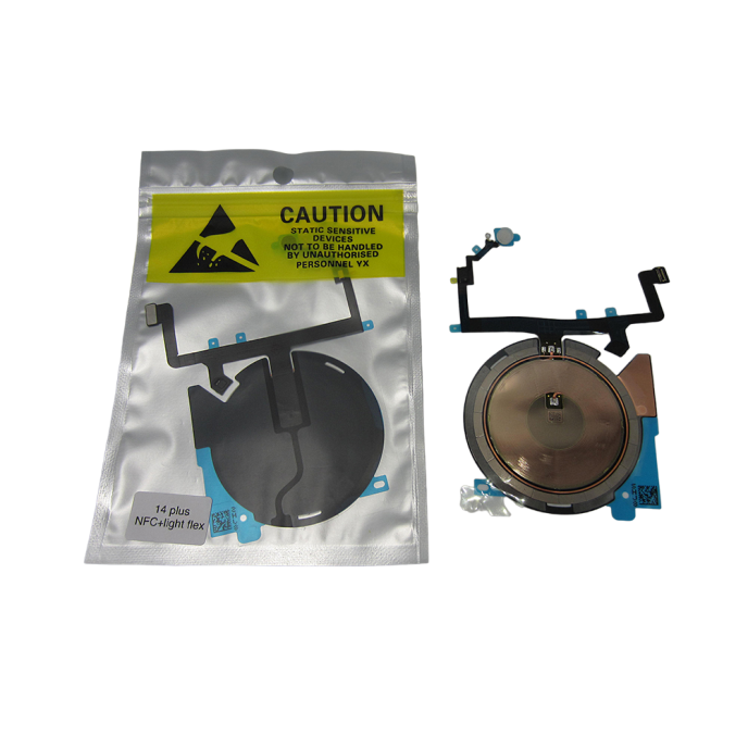 Flex Antena NFC y carga inalambrica iPhone 14 PLUS con Flash