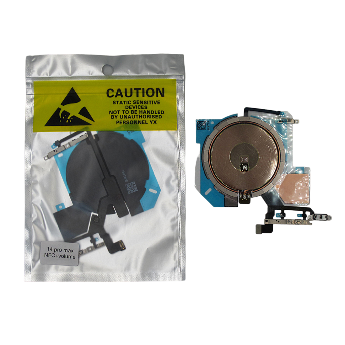 Flex Antena NFC y carga inalambrica iPhone 14 PRO MAX con Flex de Botones volumen power