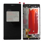 Pantalla Huawei Ascend P8 GRA-L09 NEGRA (LCD/display + digitalizador/táctil) + (MARCO / Frame)