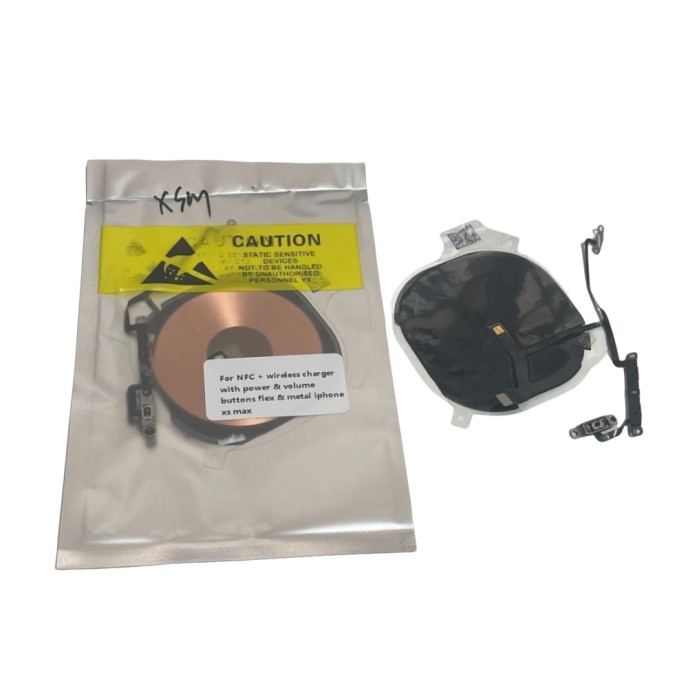 Flex Antena NFC y carga inalambrica iPhone XS MAX con Flex de Botones volumen power