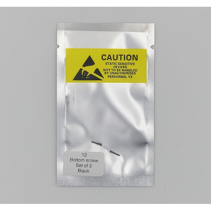 Set de 2 Tornillos apertura para iPhone 12 NEGRO PREMIUM