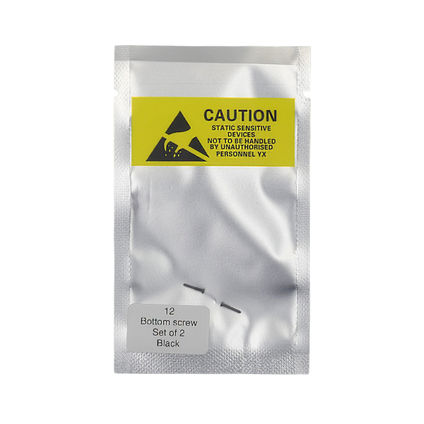 Set de 2 Tornillos apertura para iPhone 12 NEGRO PREMIUM