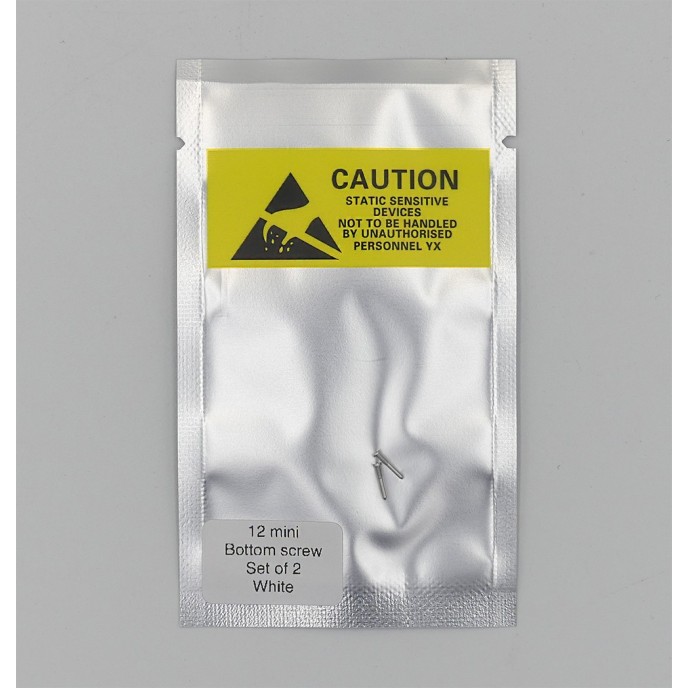 Set de 2 Tornillos apertura para iPhone 12 MINI BLANCO PREMIUM